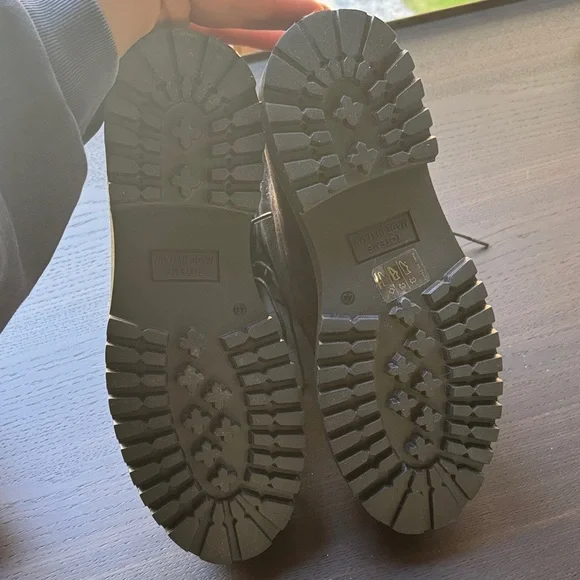 Toteme Husky Brown Suede Combat Boots size 40 - Picture 3 of 4